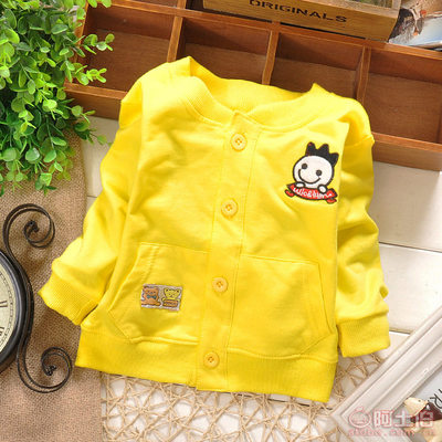 衣百分2017春季新款童装 时尚鸡冠头开衫，特价批发直销新选择