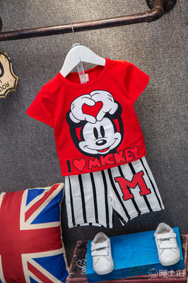 瓯海梧田优乐童 夏日童趣风，0.8LR系列卡通T恤短裤套装直批指南