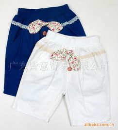 厂家直供外贸韩版童装 时尚新款短裤批发价格解析